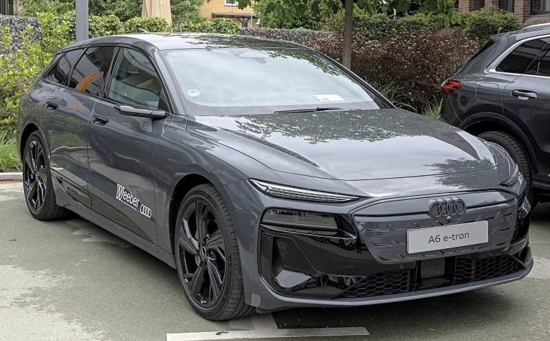 Audi A6 Avant e-tron na Rutesheimer Autoschau 2025 — zdjęcie ze zbiorów Wikimedia Commons
