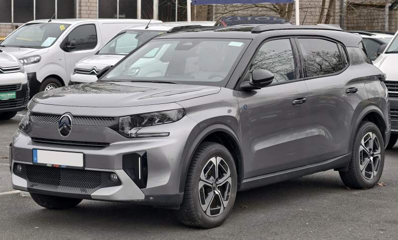 Citroën ë-C3 Aircross — elektryczny samochód, ujęcie z przodu