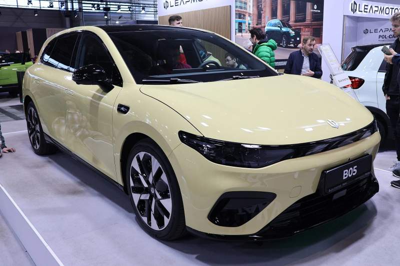 Leapmotor B05 na Poznań Motor Show 2026 — zdjęcie ze zbiorów Wikimedia Commons