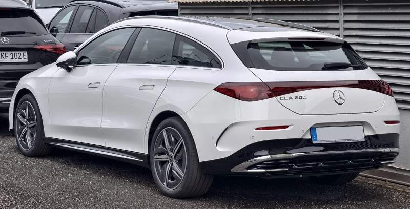Mercedes-Benz CLA Shooting Brake z napędem elektrycznym (X174) — zdjęcie ze zbiorów Wikimedia Commons