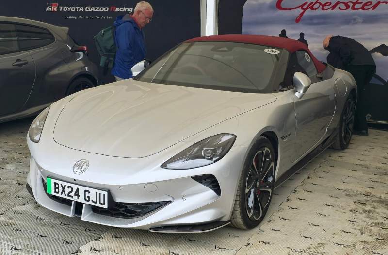 MG Cyberster — elektryczny roadster — zdjęcie ze zbiorów Wikimedia Commons