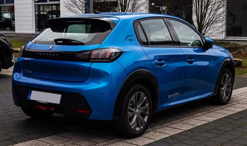 Peugeot e-208 — zdjęcie ze zbiorów Wikimedia Commons