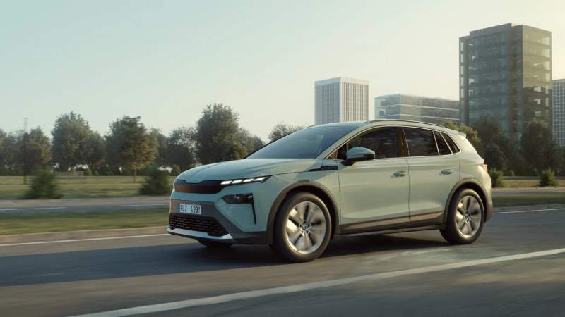 Škoda Elroq — oficjalne zdjęcie studyjne/plenerowe modelu